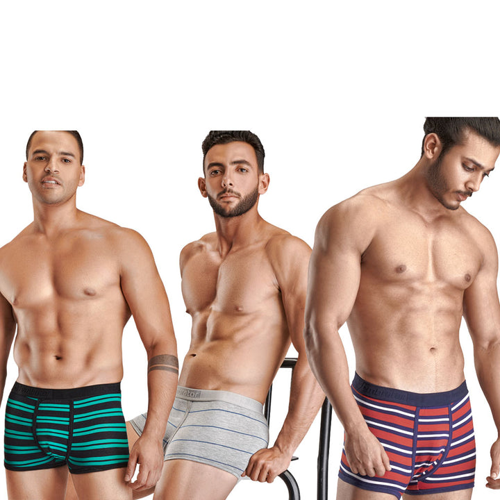 Striped boxer  Pack  Of 3