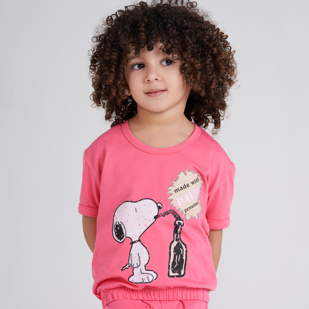 Girls' short sleeve pajama