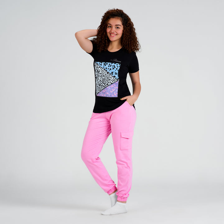 Girls' short sleeve pajama