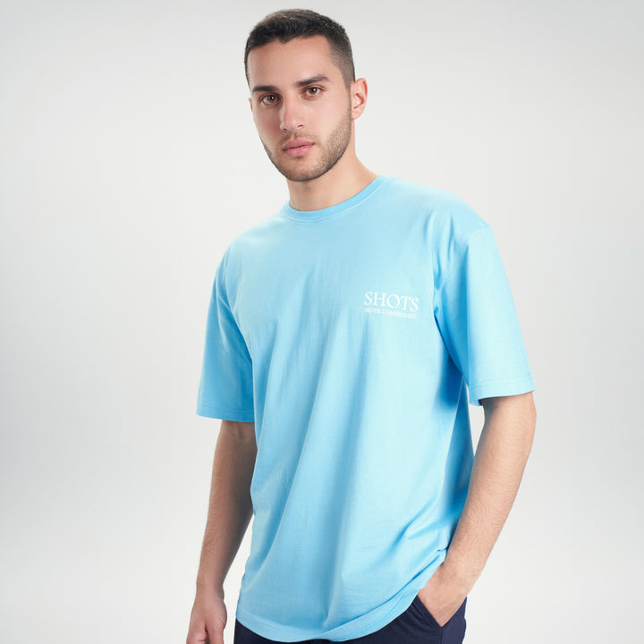 t-shirt oversize Light Blue