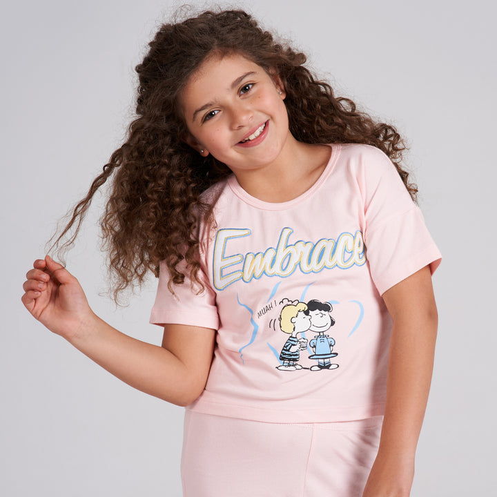 Girls' short sleeve pajama Simon