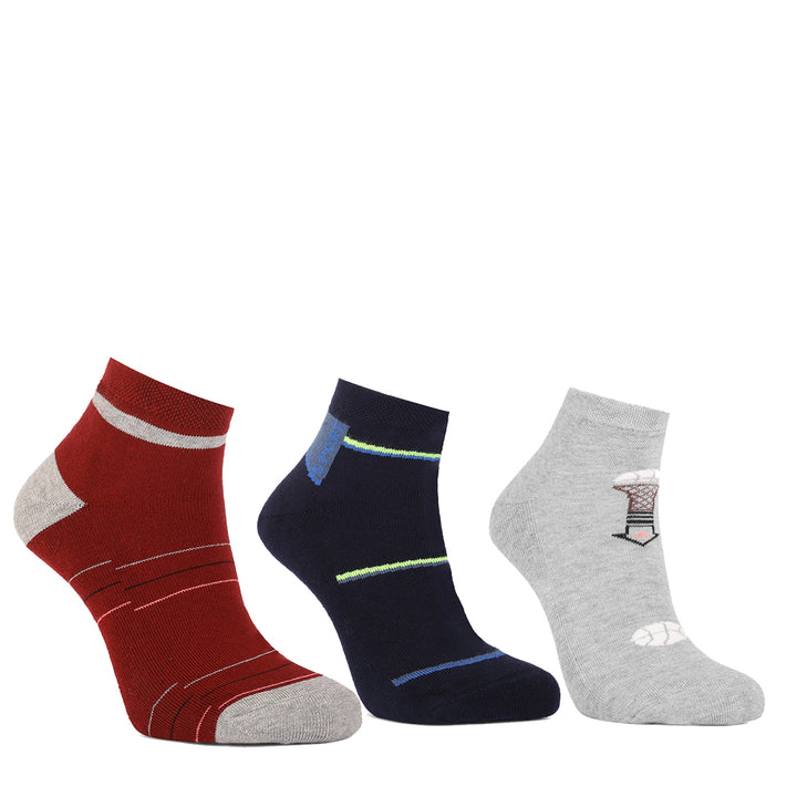 Half socket socks pack of 3 /745-B2