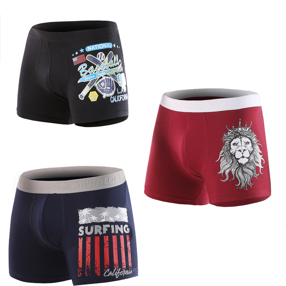 هاف شورت مطبوع باك 3 قطع