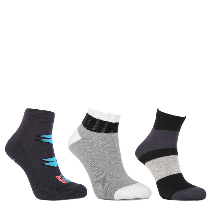 Half socket socks pack of 3 /745-B2