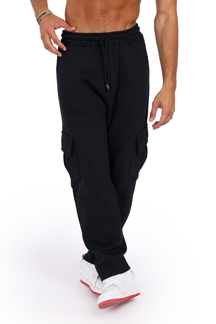 Sweatpants Wide Leg  Black