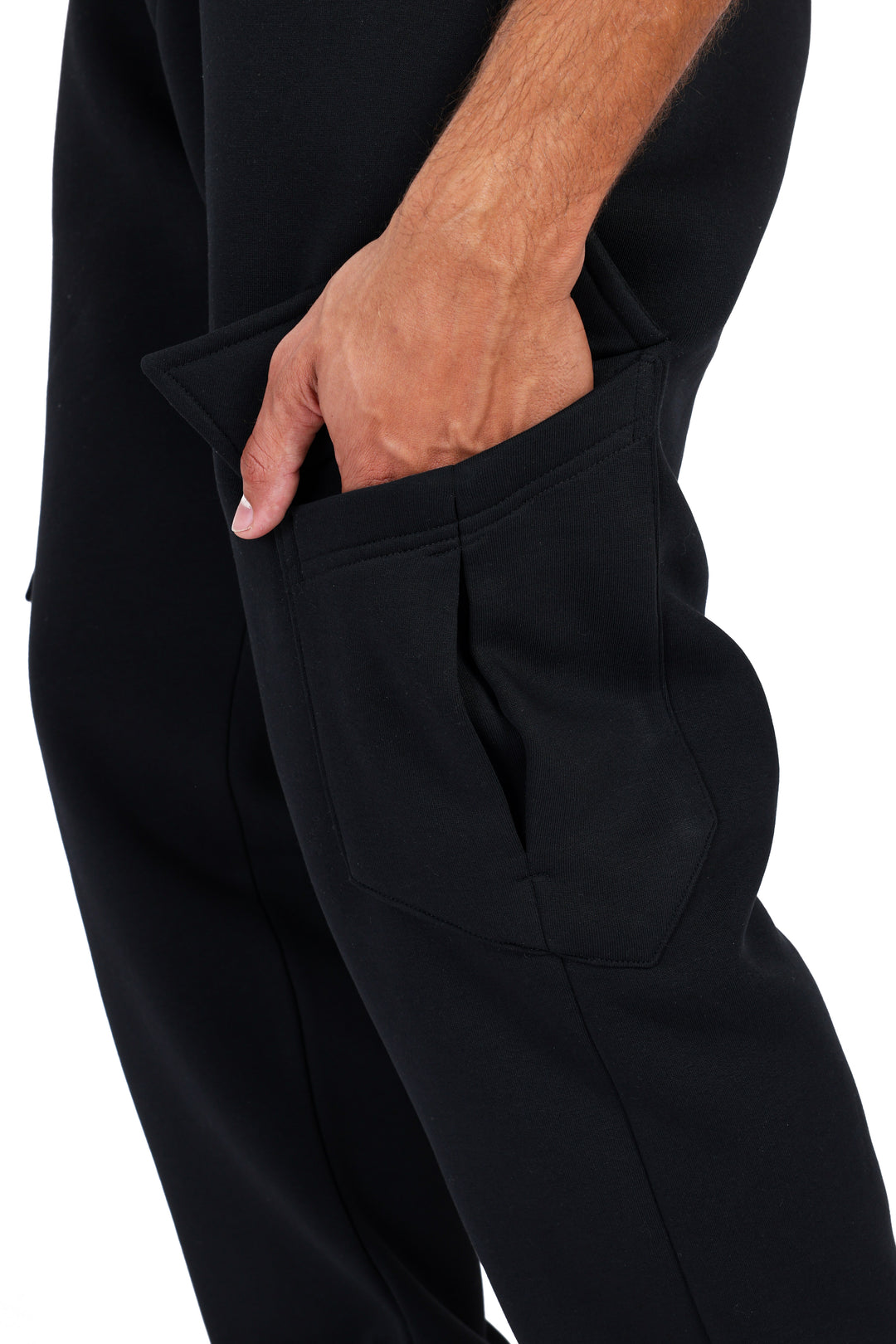 Sweatpants Wide Leg  Black