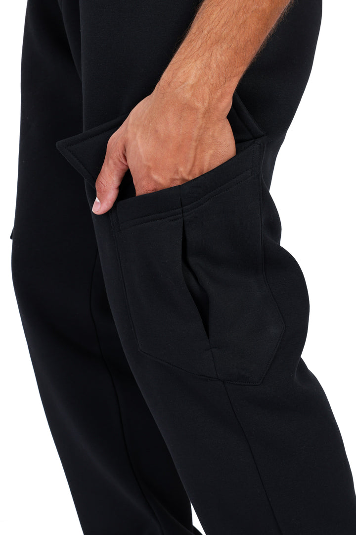 Sweatpants Wide Leg  Black