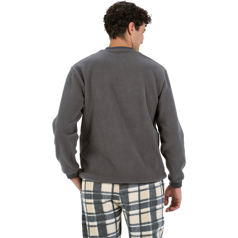 WOVEN PAJAMA Winter POLAR FLEECE + WOVEN PANTS