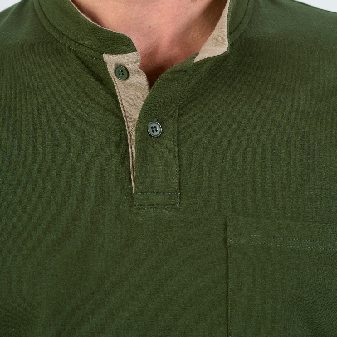 WOVEN PAJAMA Winter BUTTOMED COLLAR