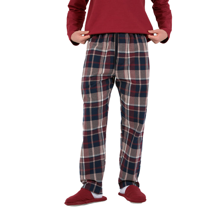 WOVEN PAJAMA Winter BUTTON PLACKET