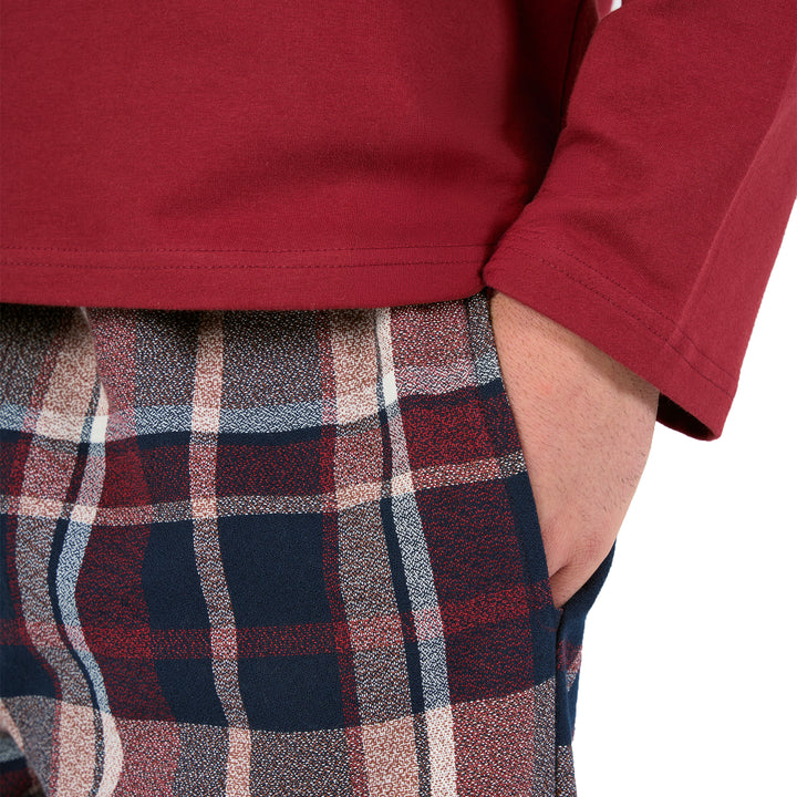 WOVEN PAJAMA Winter BUTTON PLACKET