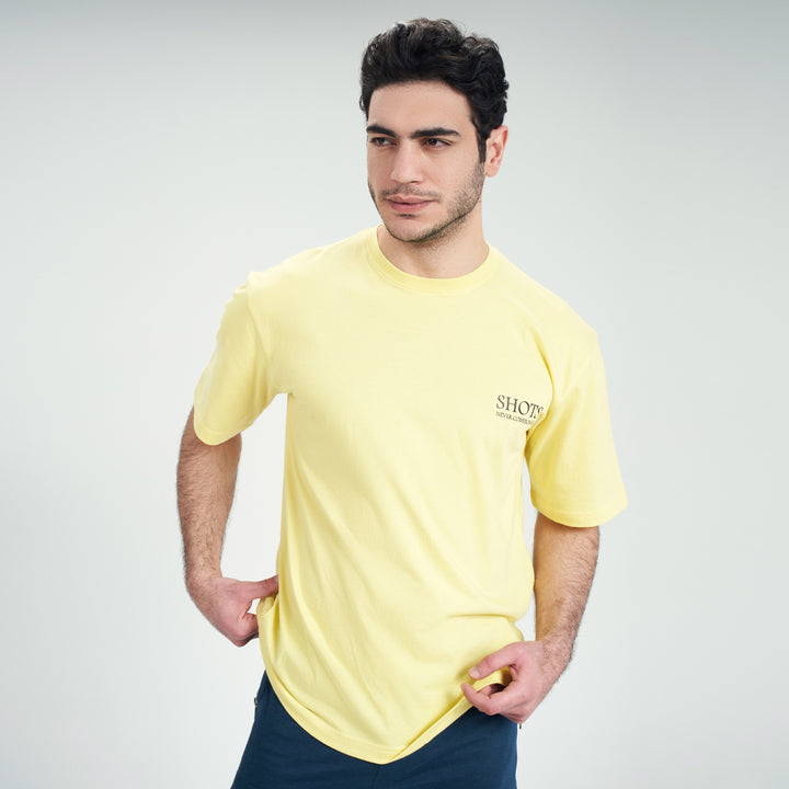 تي شيرت اصفراوفر سايز     