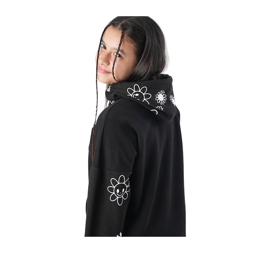 Pajama Set Girls Winter Black