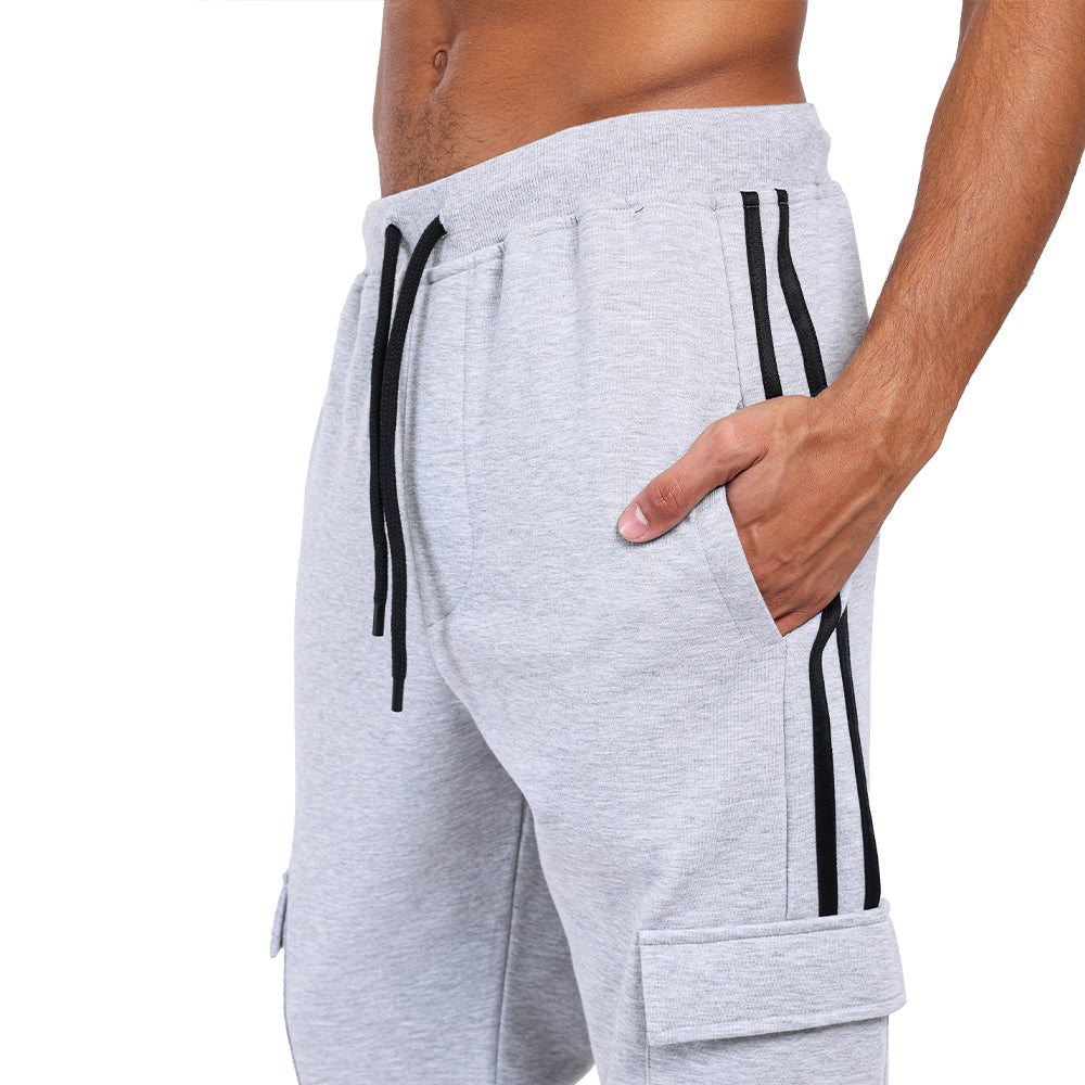 Sweatpants Wide Light Gray