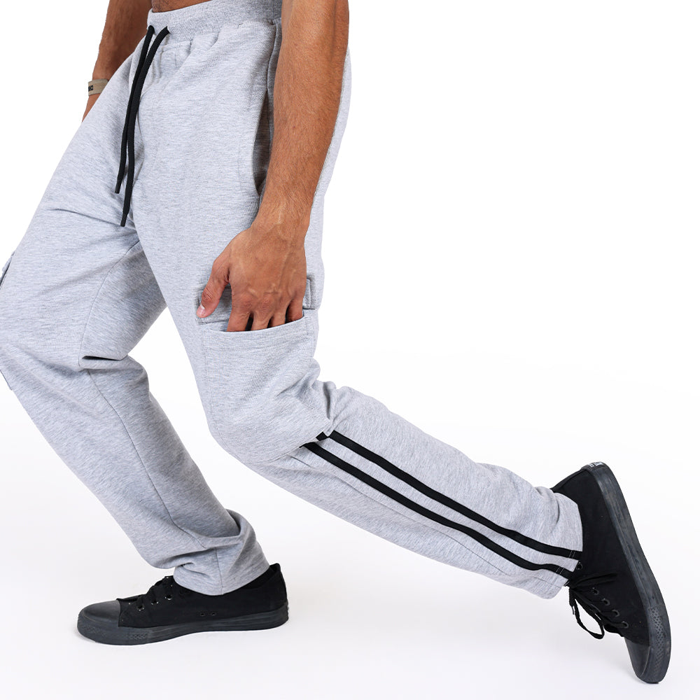 Sweatpants Wide Light Gray