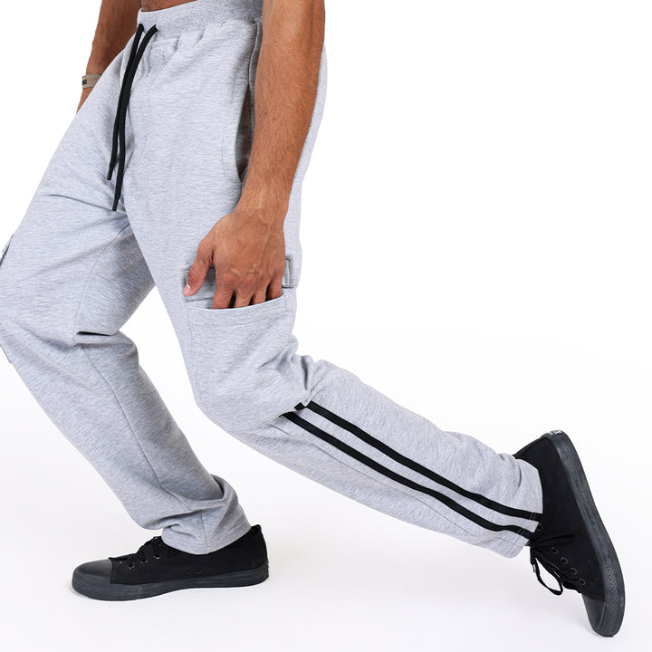 Sweatpants Wide Light Gray