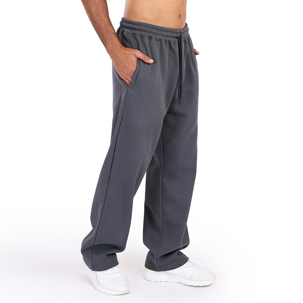 Sweatpants Wide Leg Dark Gray
