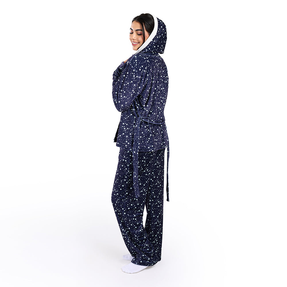 Pajama Women 3 Pieces Navy