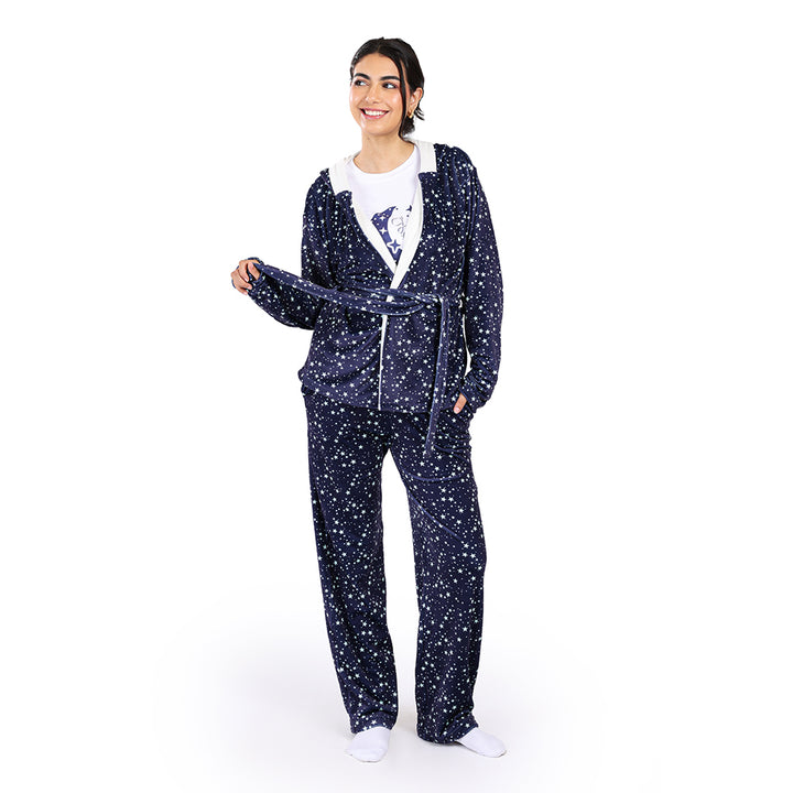 Pajama Women 3 Pieces Navy