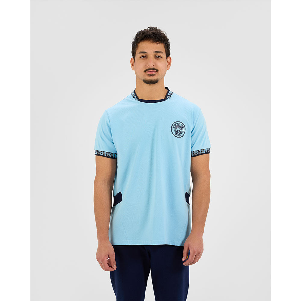 set summer T-shirt &amp; pants (Light Blue)