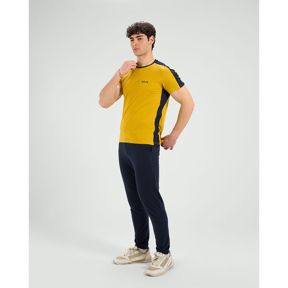 set summer T-shirt &amp; pants (Yellow)