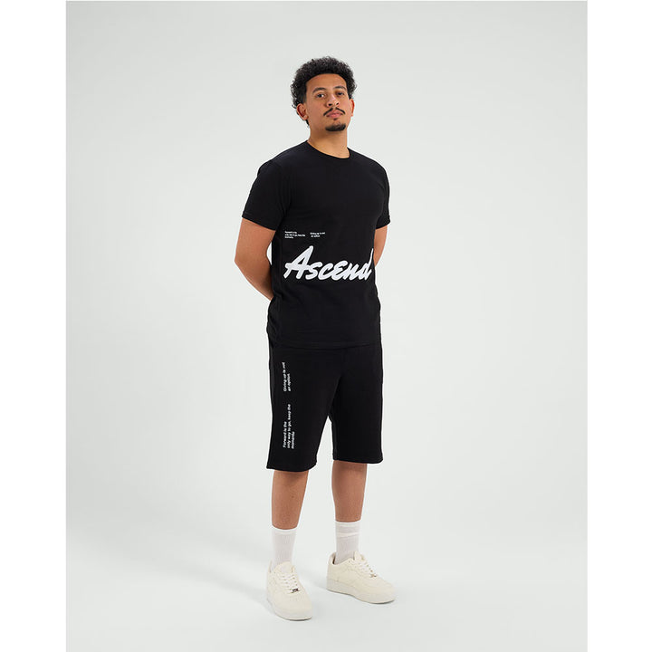 set summer T-shirt &amp; Short  (Black)