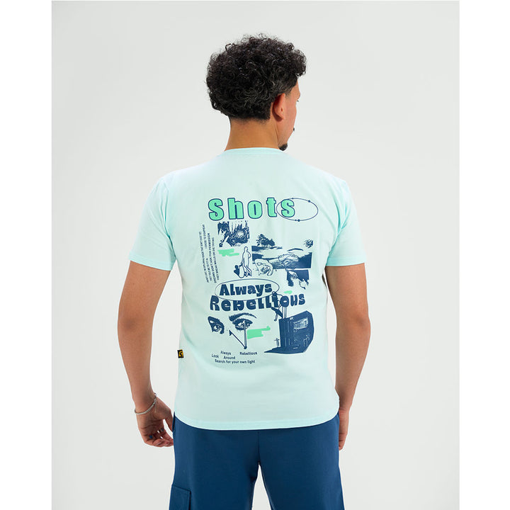 set summer T-shirt &amp; Short  (Baby Blue)