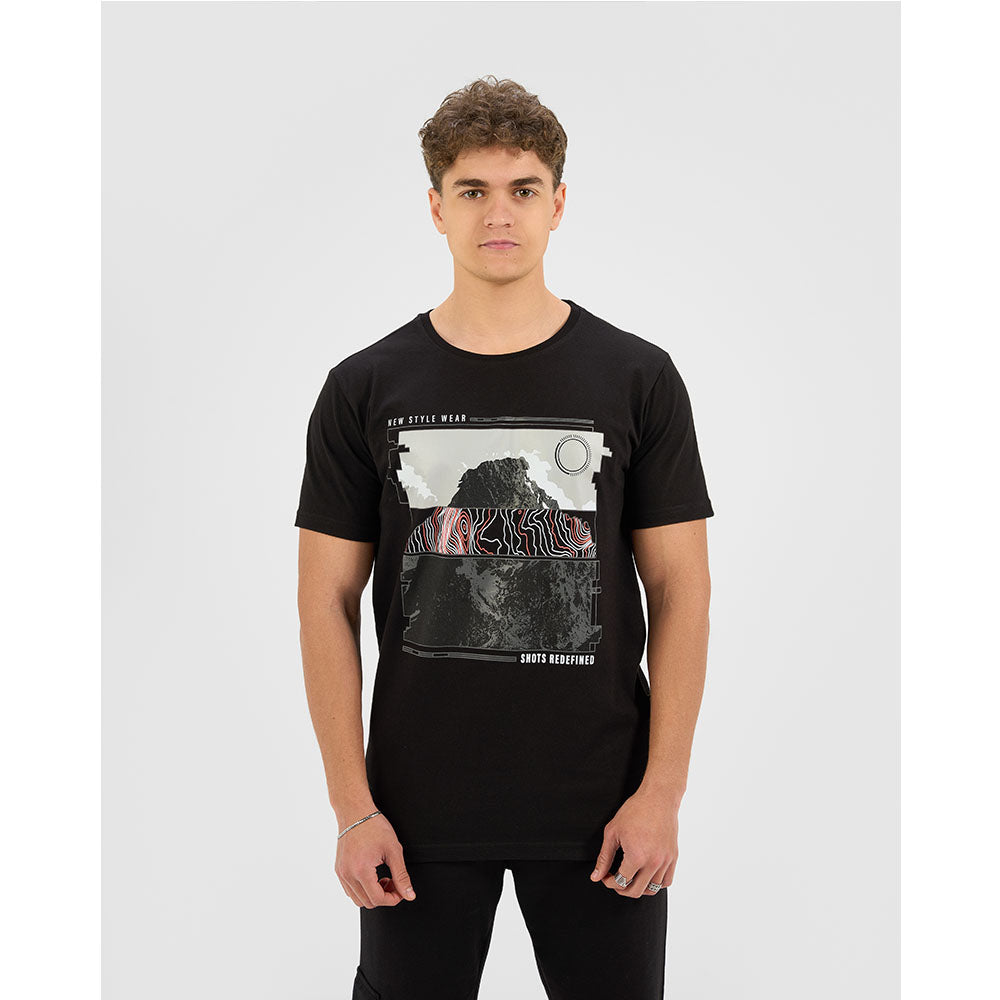 set summer T-shirt &amp; pants (Black)