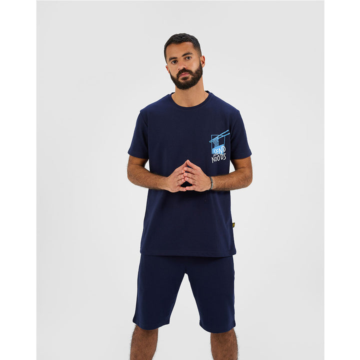 set summer T-shirt &amp; Short  (Navy)