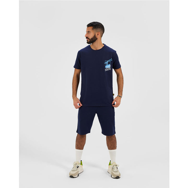 set summer T-shirt &amp; Short  (Navy)