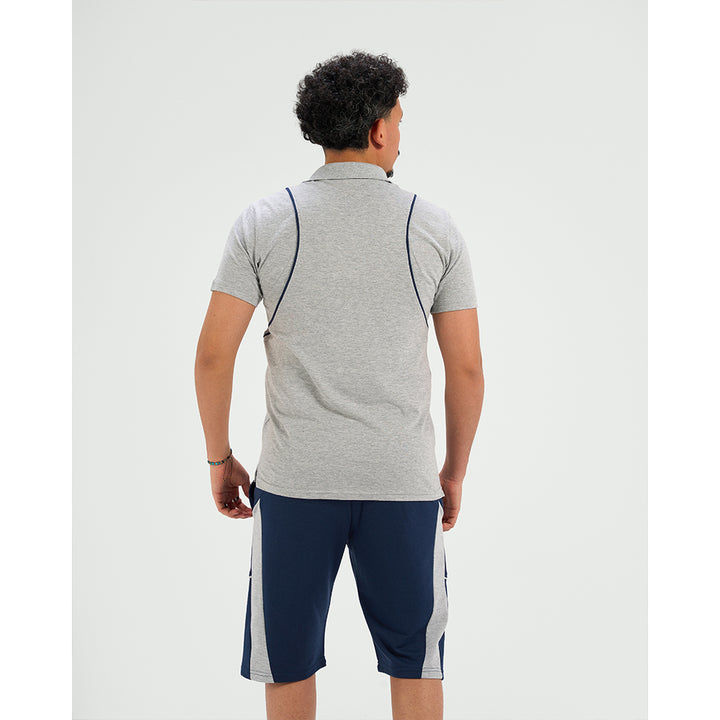set summer T-shirt &amp; Short  (Grey)