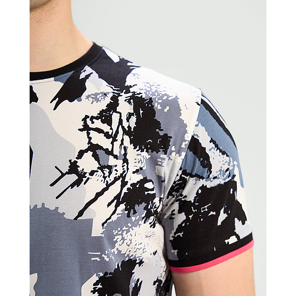 set summer T-shirt &amp; pants (Black)