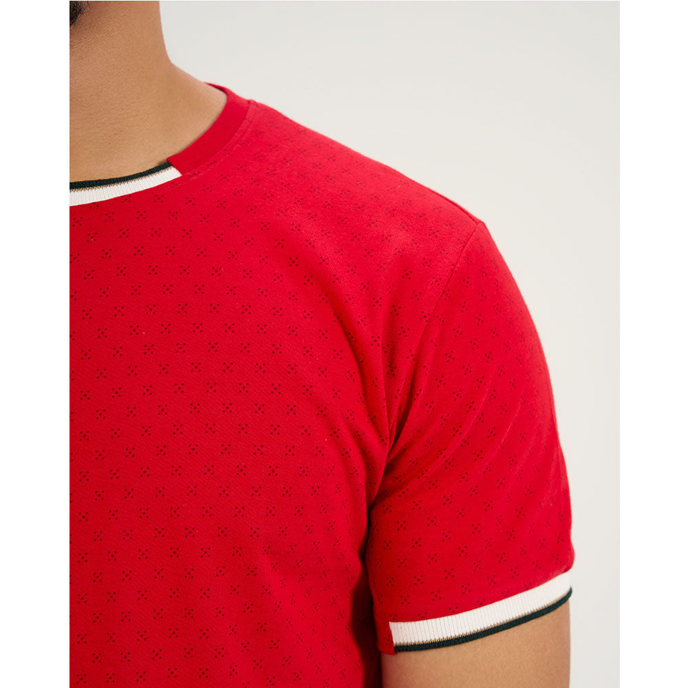 set summer T-shirt &amp; pants (Red)
