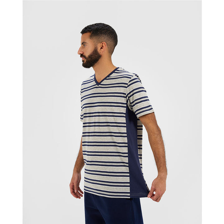 set summer T-shirt &amp; Short  (Striped)