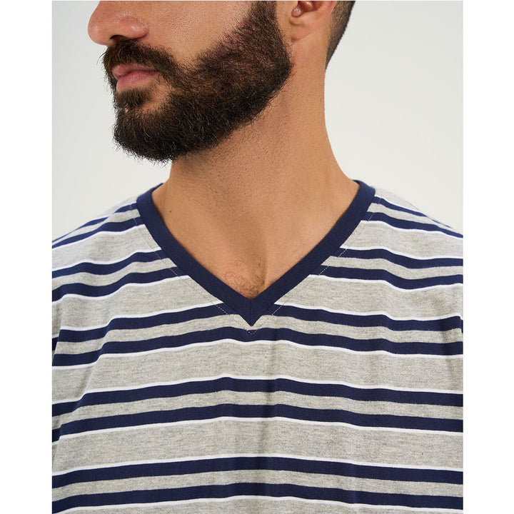 set summer T-shirt &amp; Short  (Striped)