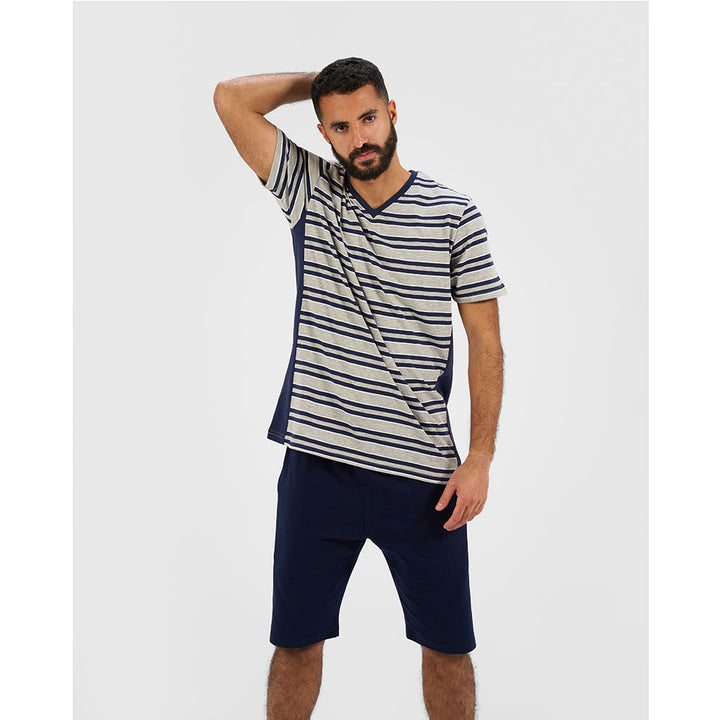 set summer T-shirt &amp; Short  (Striped)