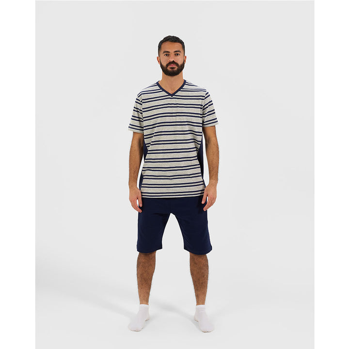 set summer T-shirt &amp; Short  (Striped)