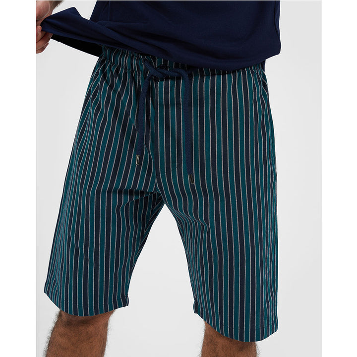 WOVEN PAJAMAS Short (Navy)
