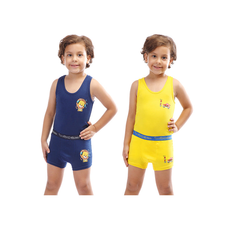 Set boys singlet+boxer pack of 2