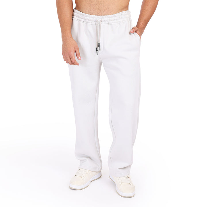 Sweatpants Wide Leg Silver