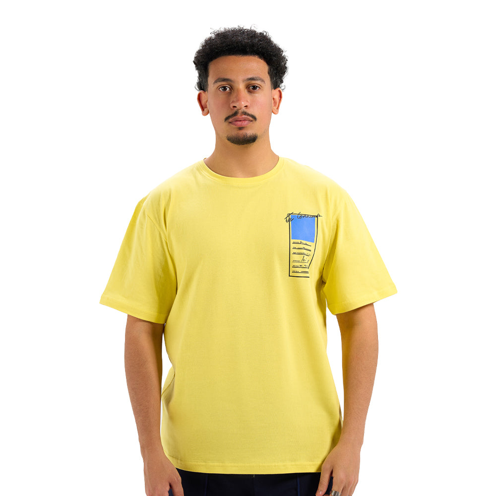 Badged T-Shirt Yellow