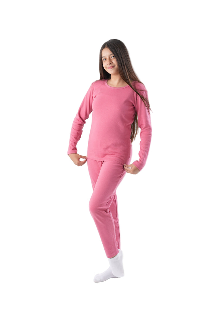 Thermal Set Girls-t-shirt&pants