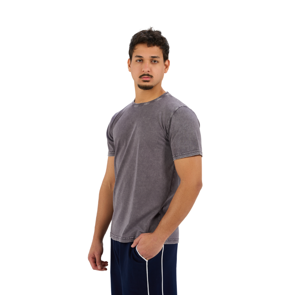 Stone Wash T-Shirt Gray
