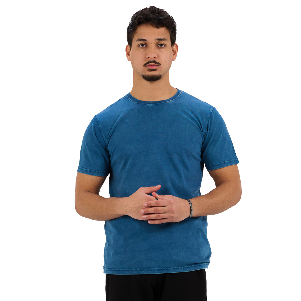 Stone Wash T-Shirt Petrolia