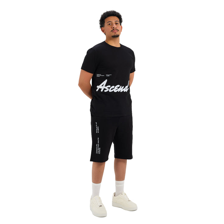 set summer T-shirt &amp; Short  (Black)