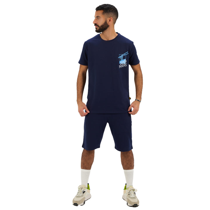 set summer T-shirt &amp; Short  (Navy)
