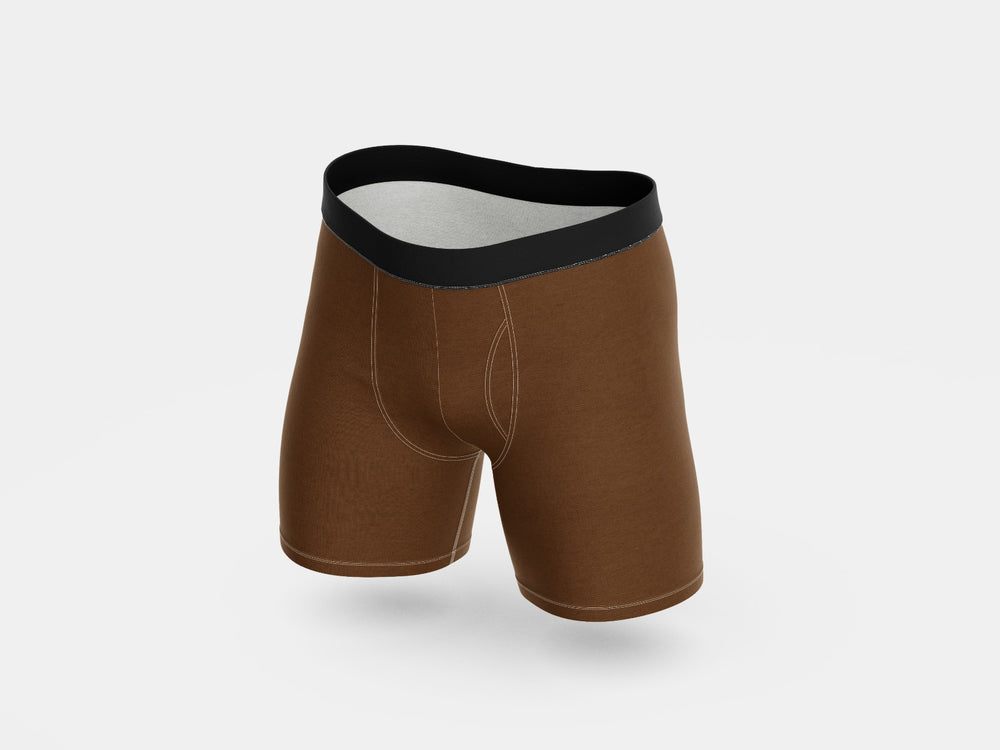 Sport Plain Boxer dark brown