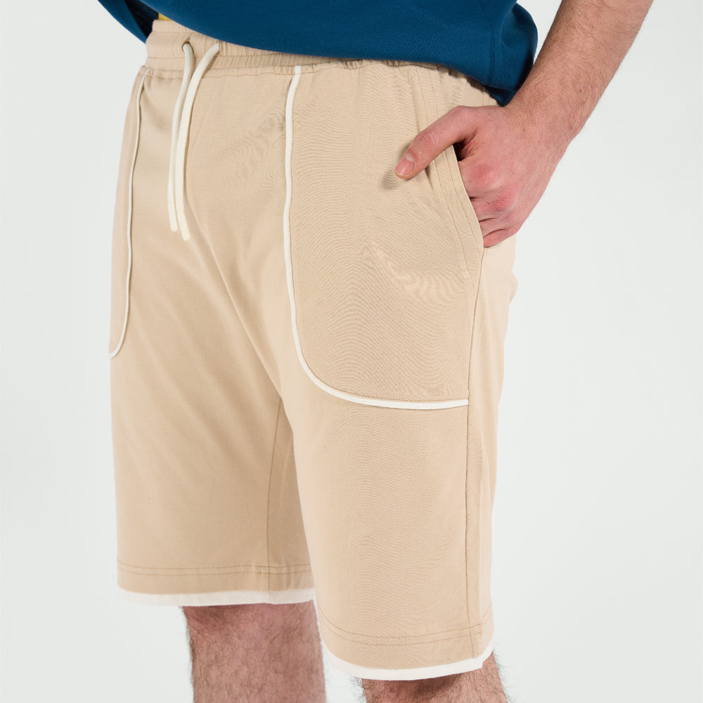 Sweat shorts Beige