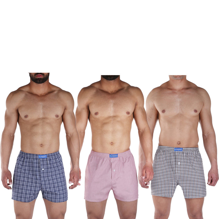 Woven Boxer 118- Pack Of 3