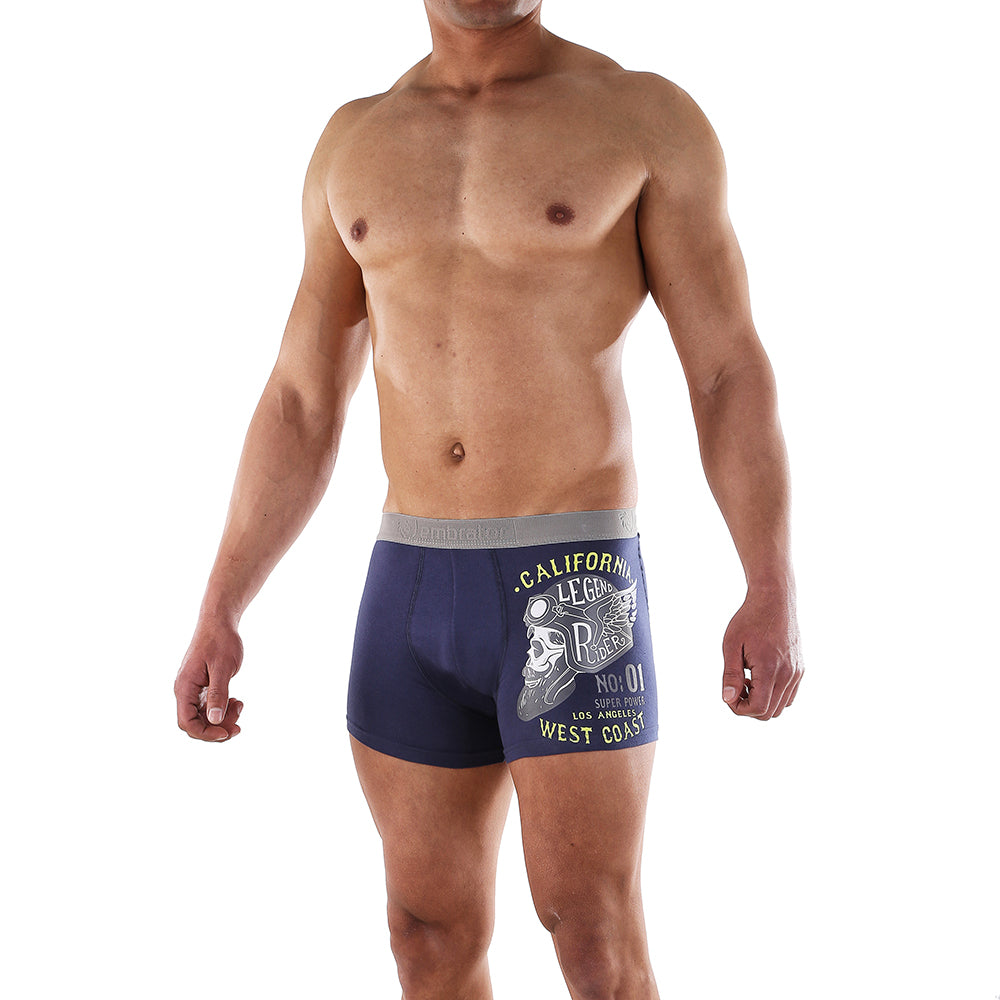 بوكسر امبراطور كحلى مطبوع 